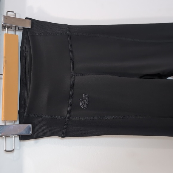 LACOSTE | Women's Authentic Black Active High-Waisted Tight Fit Leggings NWOT - Picture 8 of 13